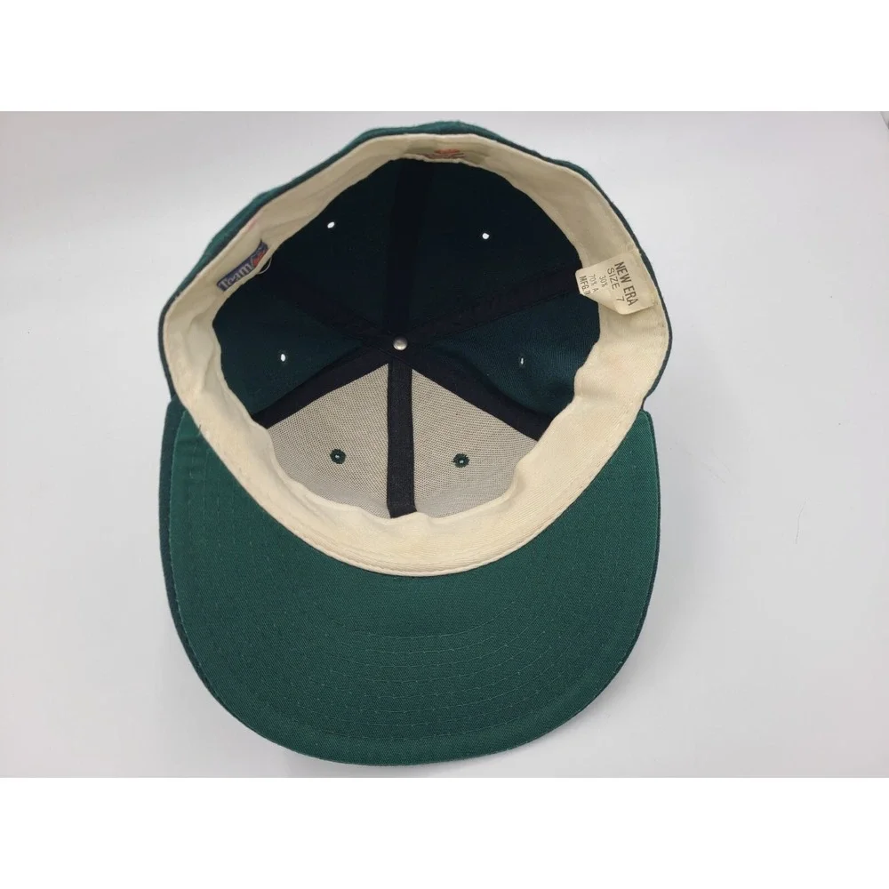 Vintage Green‎ Bay Packers New Era Pro Model Fitted 7 Hat Cap NFL Football Green